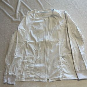 Women’s White Scrub Jacket